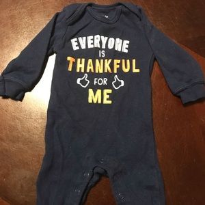 Carters newborn Thanksgiving onesie
